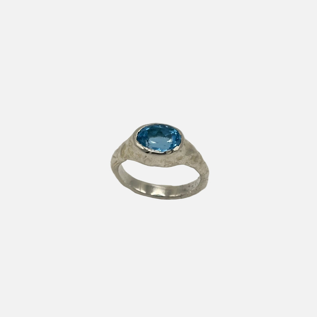 Anello Nucleo con pietra naturale