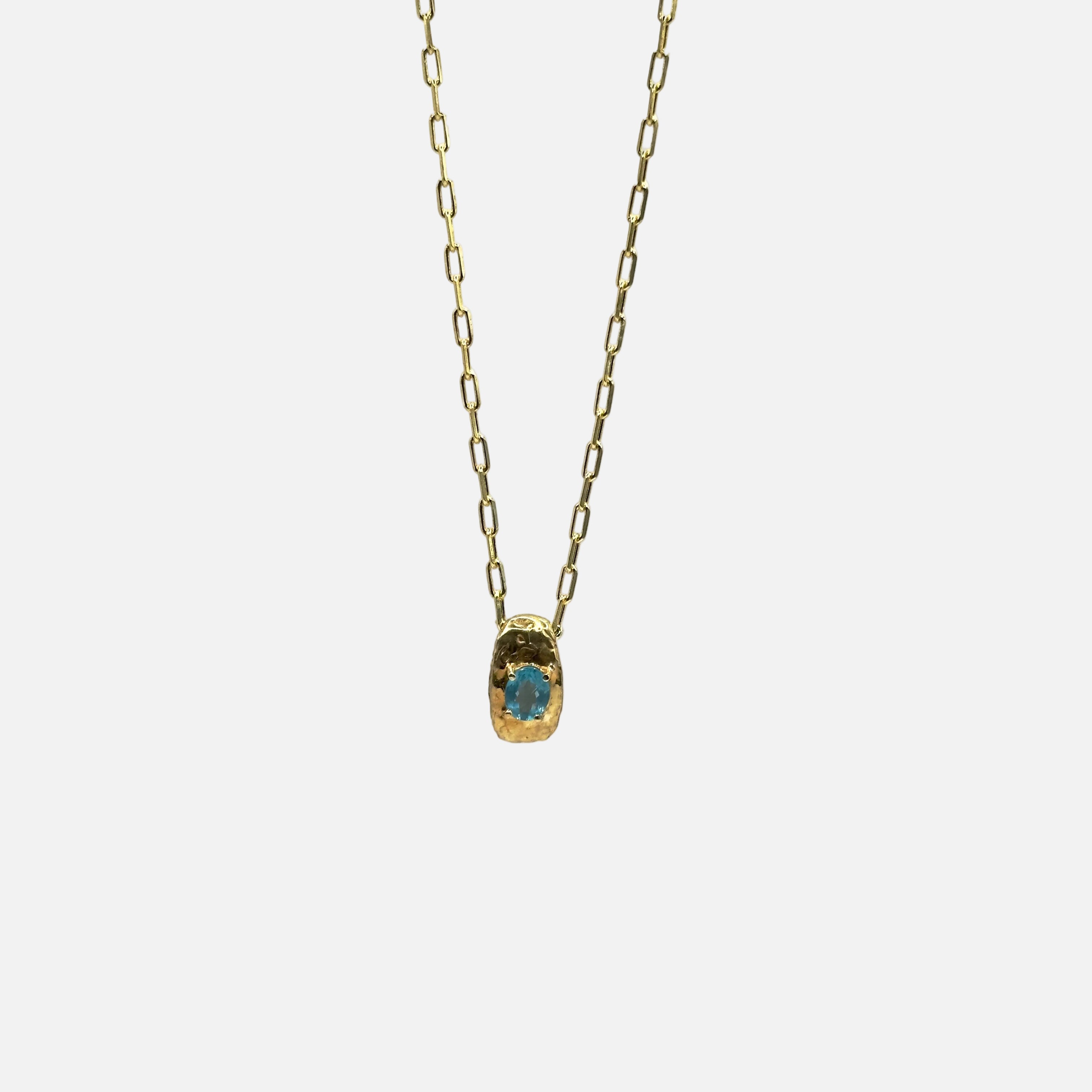 Collana Eclipse con pietra naturale