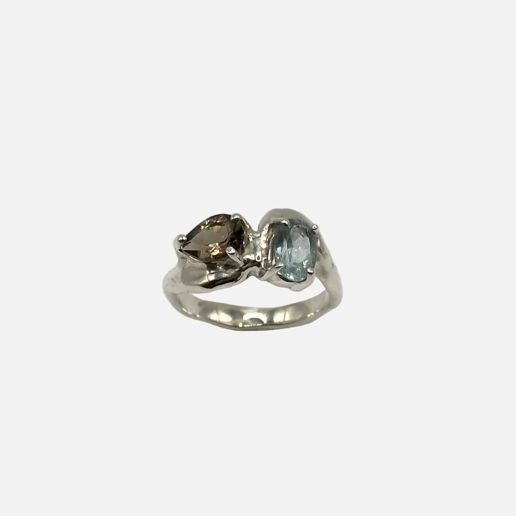 Anello Alia con pietre naturali