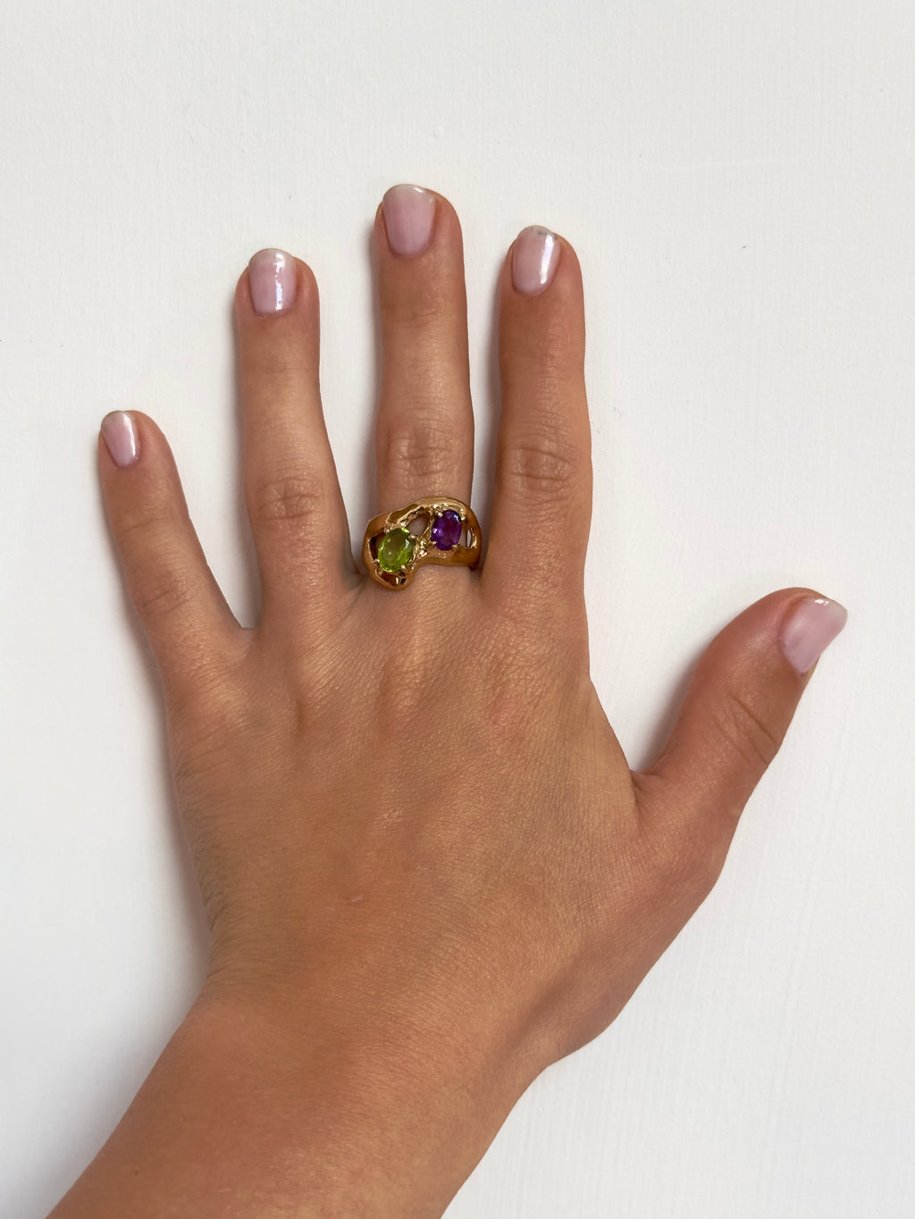 Anello Chromia con pietre naturali