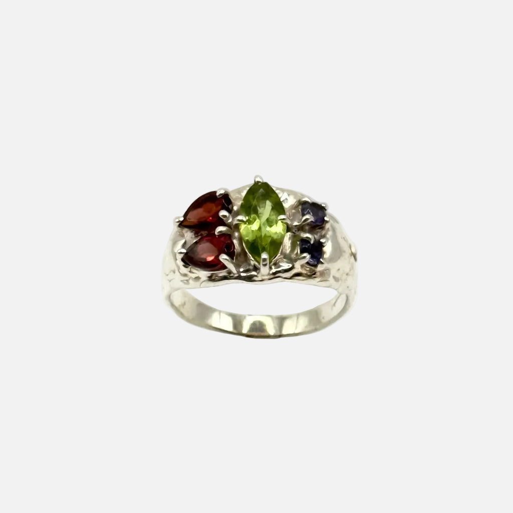 Anello Isa con pietre naturali